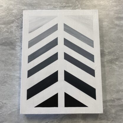 Chevron - Geometric Tape Art Painting