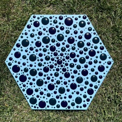 Dot Art; Hexagon Dark Blue & Dark Green