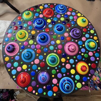 Blob Art; 26-Color Round Blob Painting