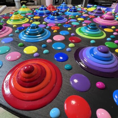 Blob Art; 26-Color Round Blob Painting - Image 3