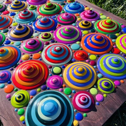 IN PRODUCTION - All Colors Layered Blob Painting